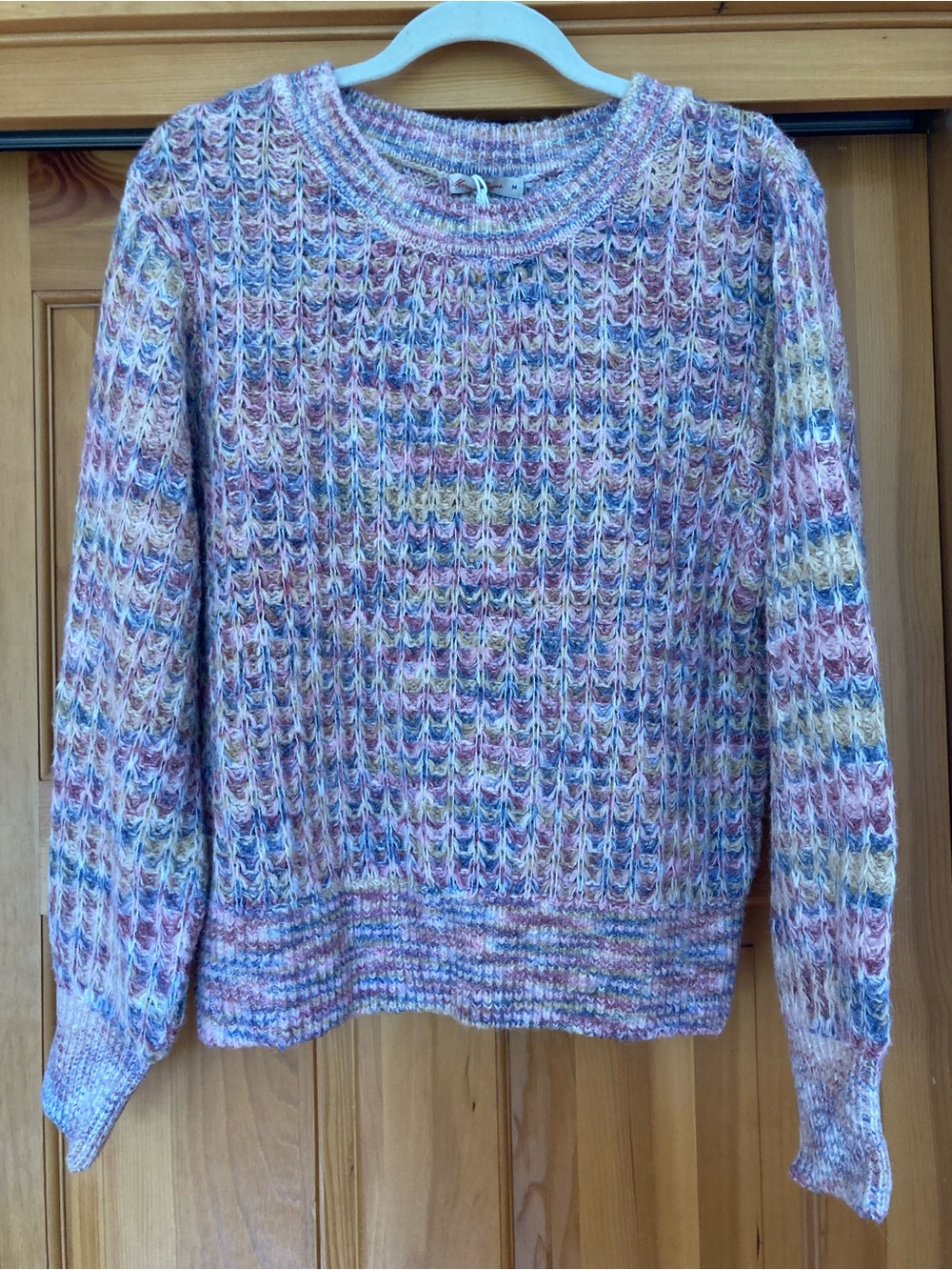 Marine Layer Pastel Multicolor Crewneck Sweater